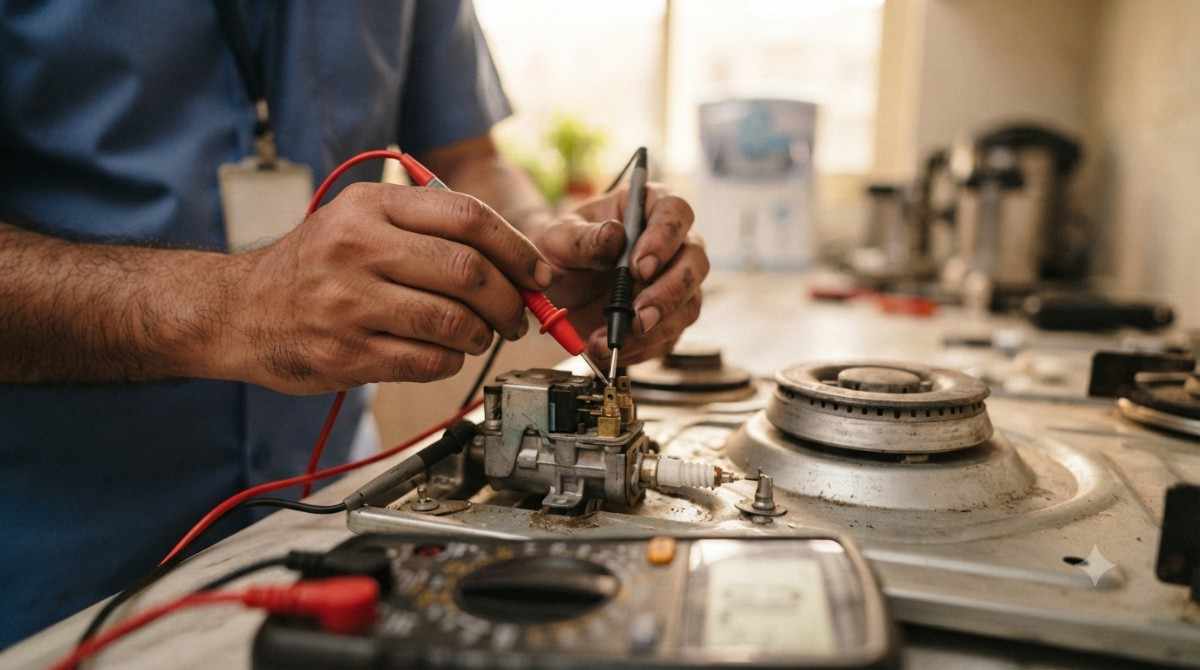 Gilma service Bangalore diagnostic check of appliance ignition switch