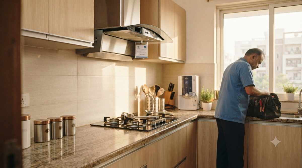 Gilma appliance working after Gilma service Hyderabad repair visit