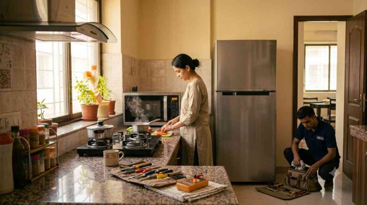 Fully functioning kitchen after multi-appliance repair service
