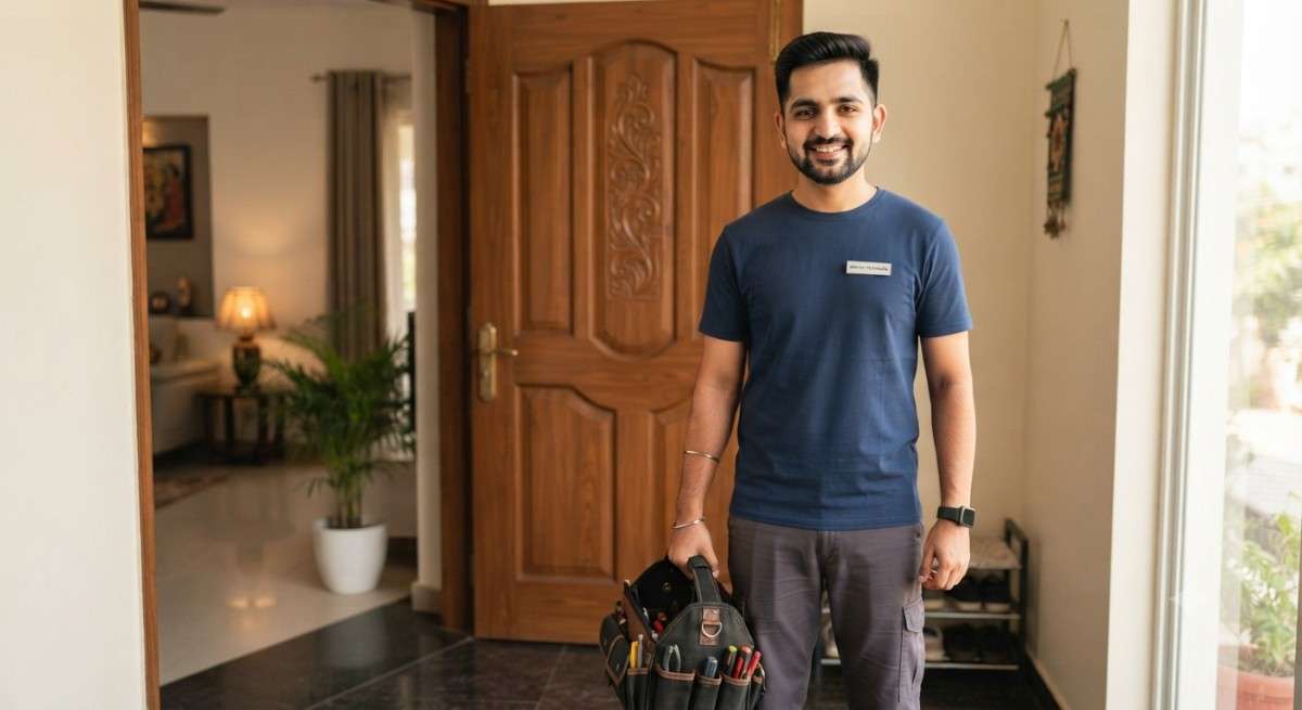 Professional appliance technician at your doorstep