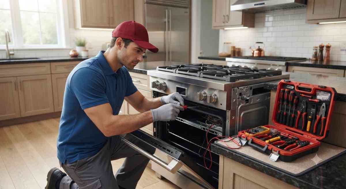 Whirlpool cooking range repair service