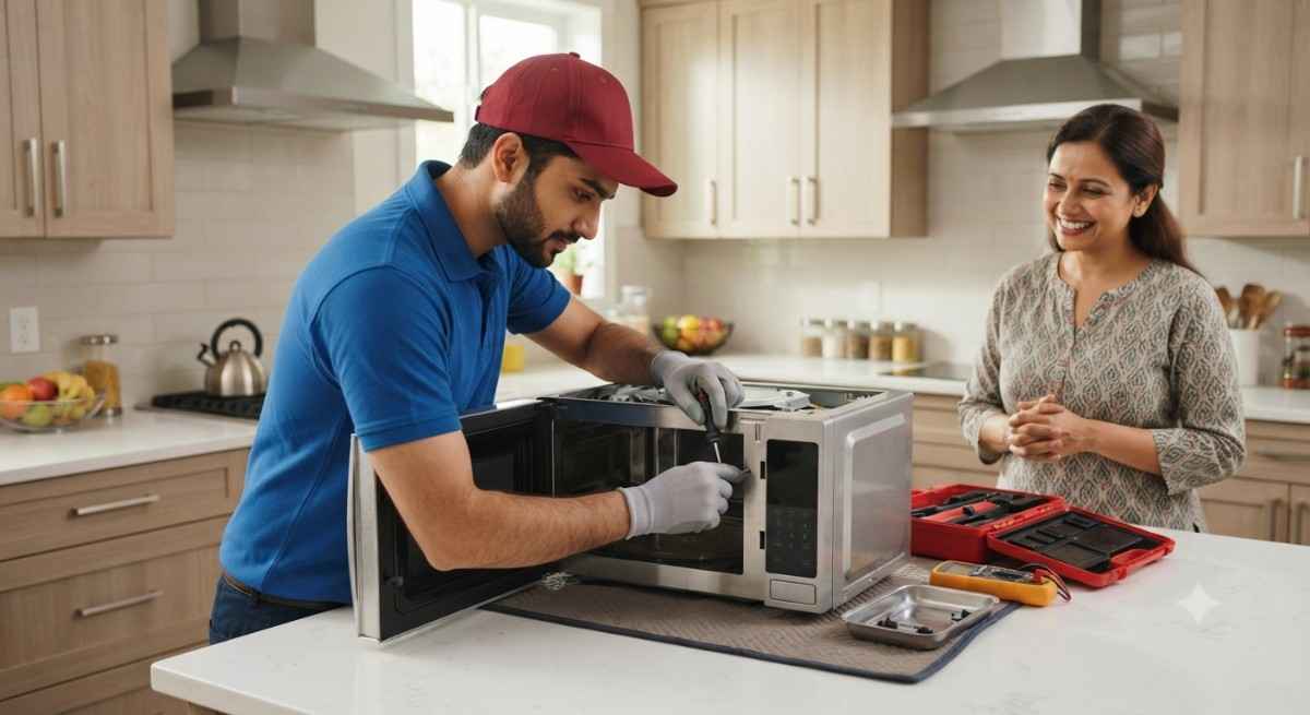 Whirlpool microwave oven repair service