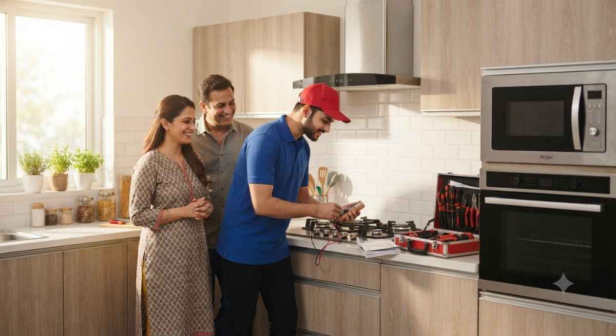 Whirlpool service centre technician team