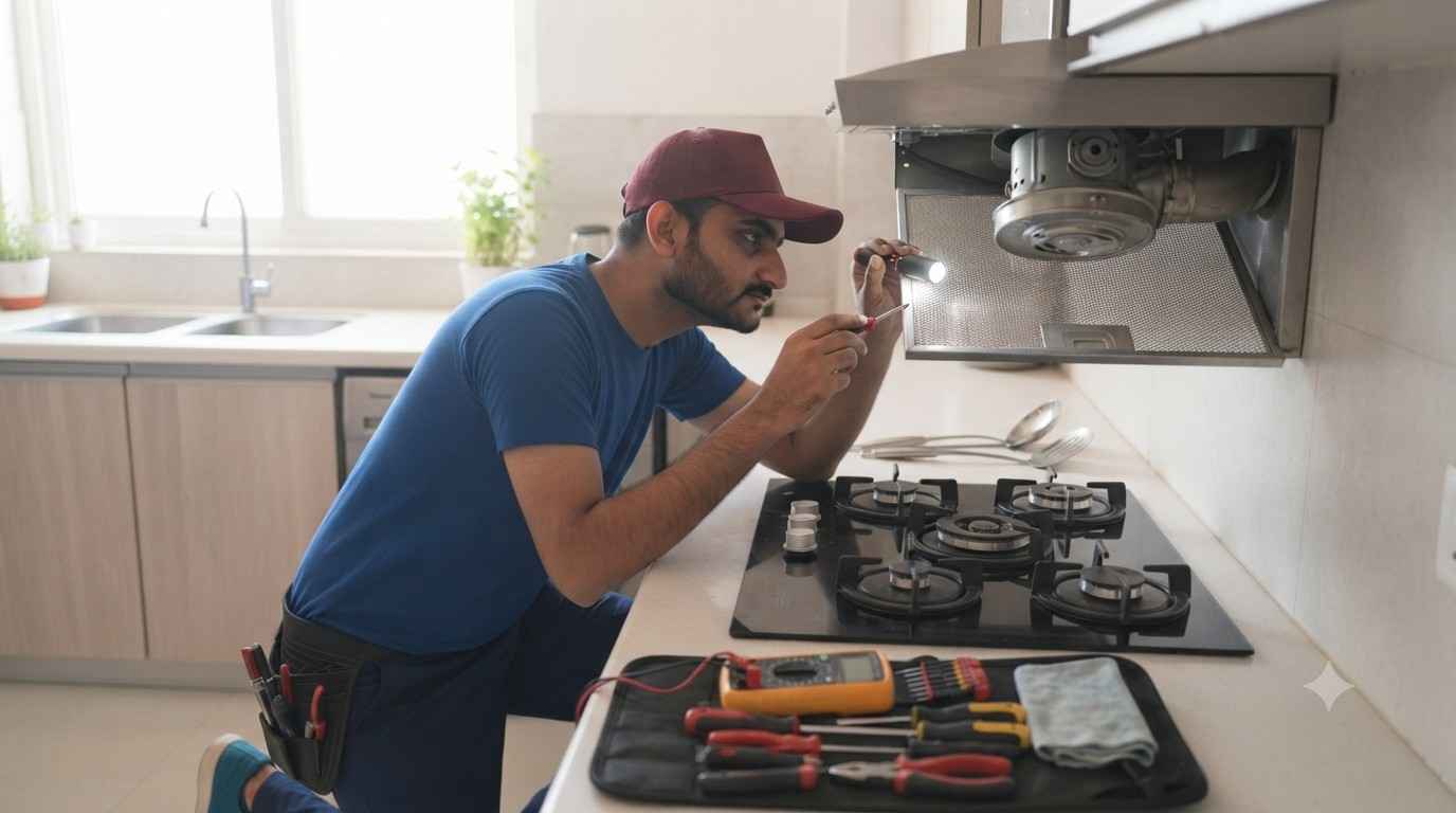 Kitchen chimney repair technician in Bangalore