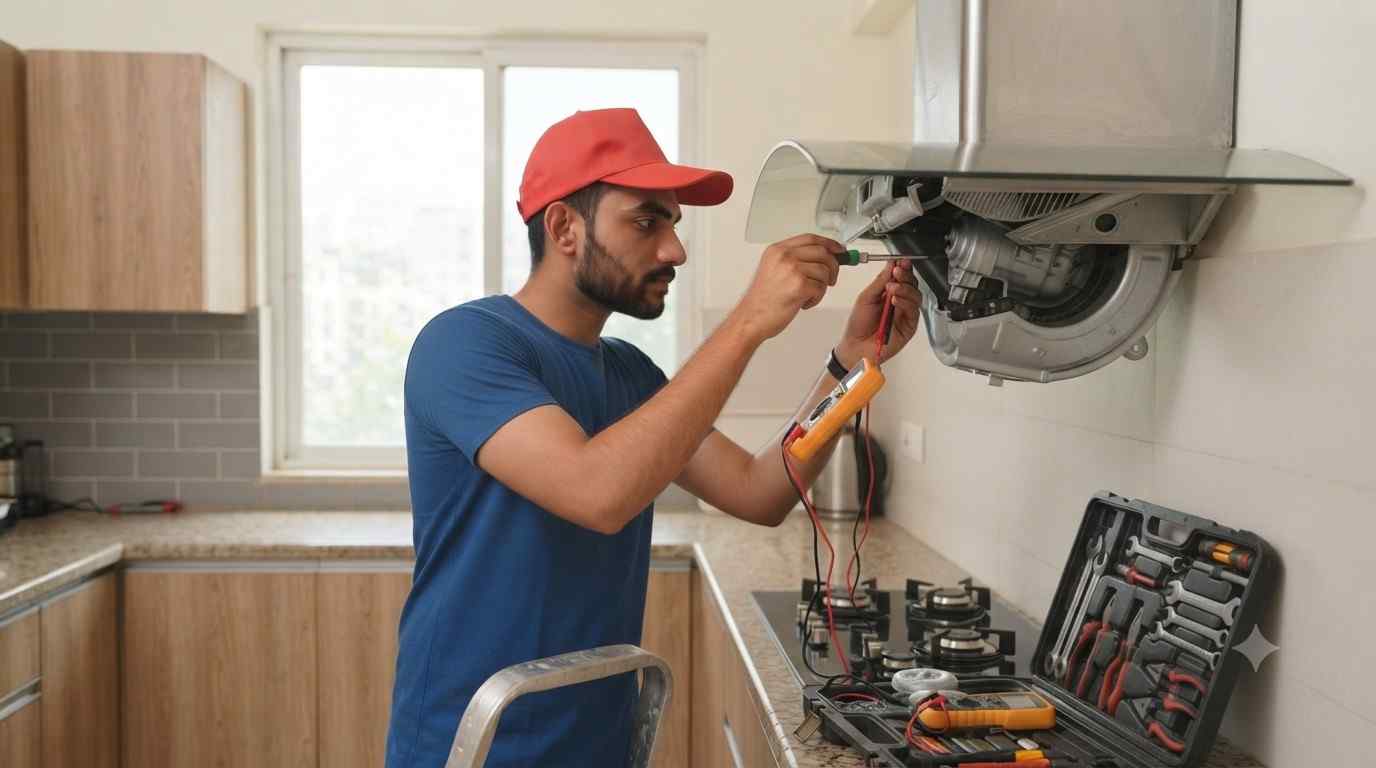 Kitchen chimney repair service technician in Hyderabad