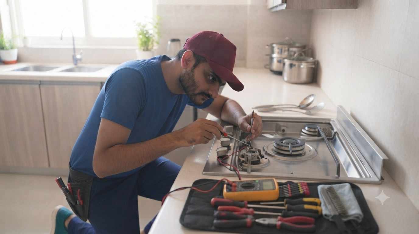 Built-in cooking range repair technician in Bangalore