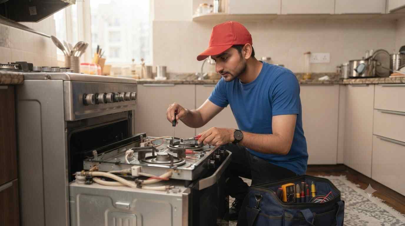 Built-in cooking range repair service in Lucknow