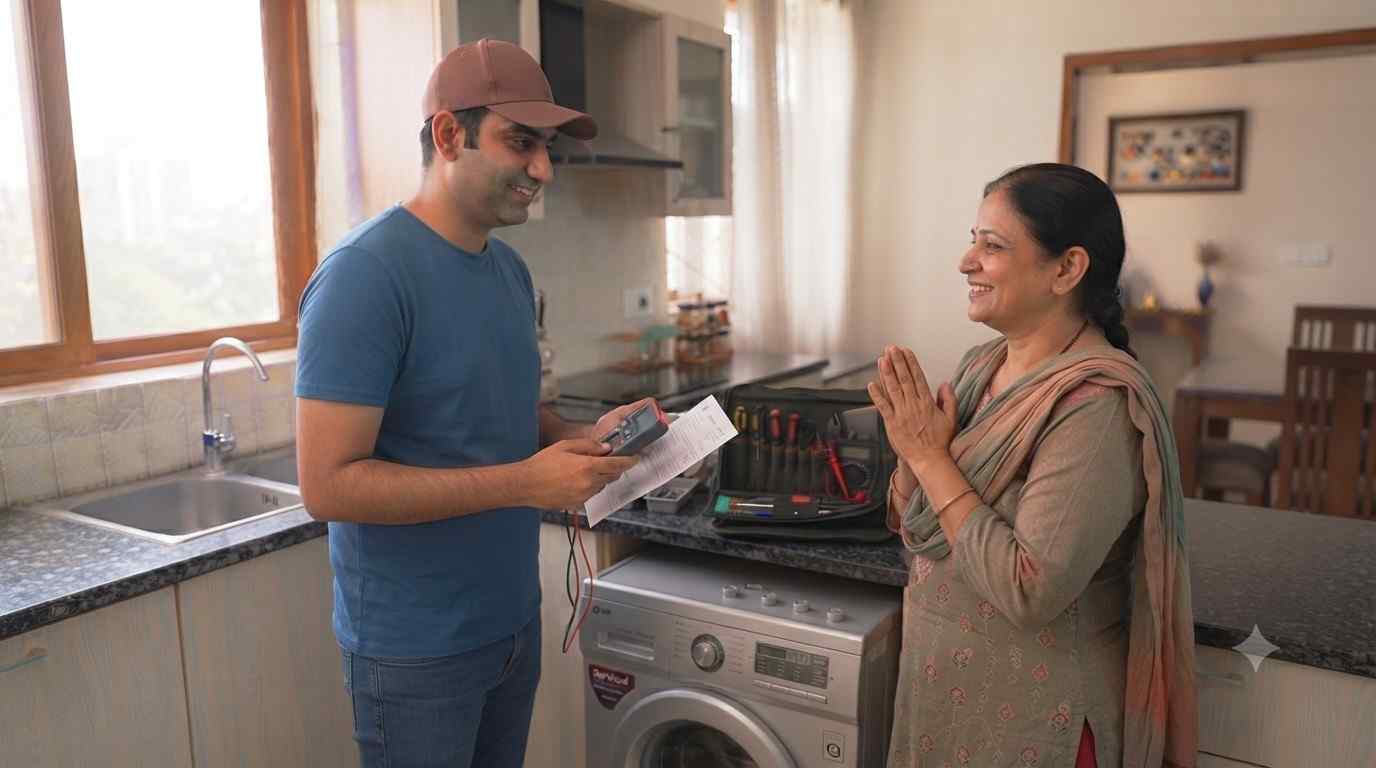 Book doorstep appliance repair in Mumbai