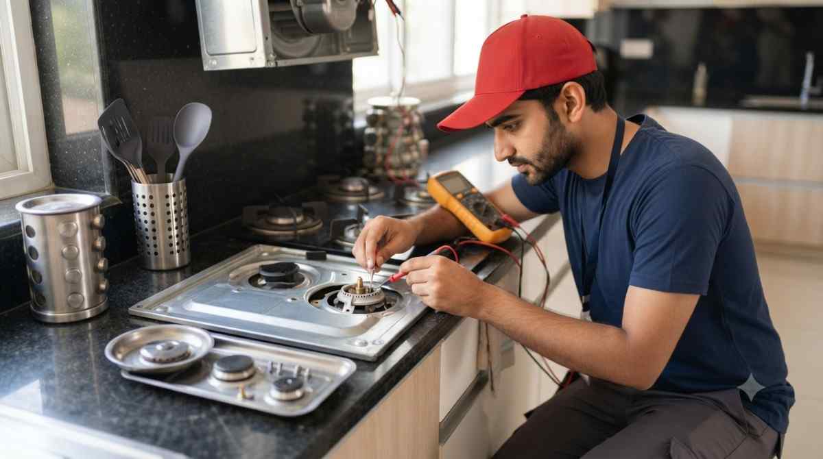Faber hob repair service - burner and ignition repair