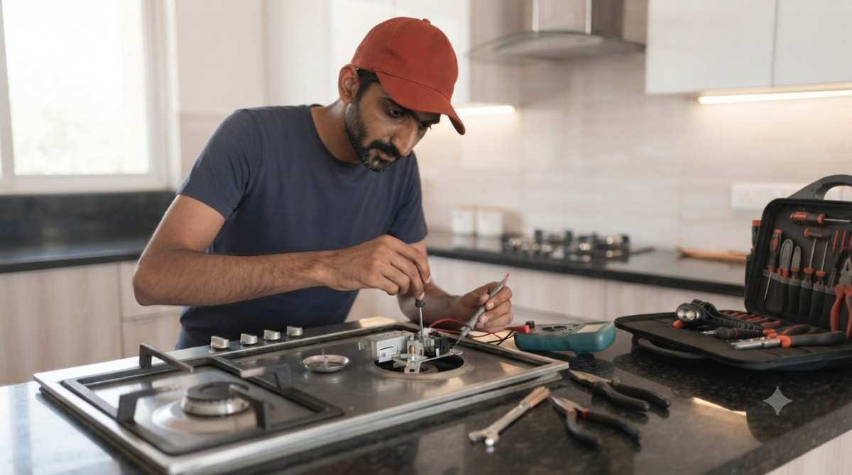 Hafele hob repair service - burner and ignition repair