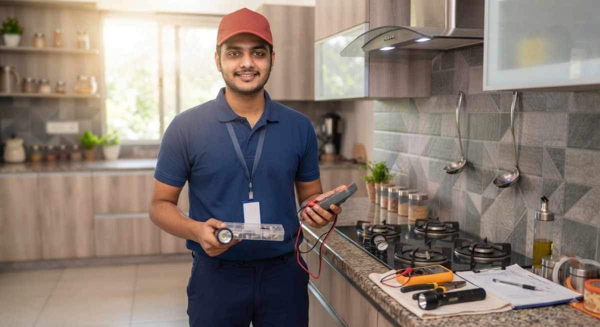 Appliance repair technician near you - doorstep home service visit