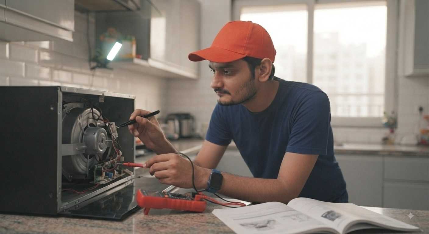 Glen service technician Navi Mumbai completing an appliance repair for a customer